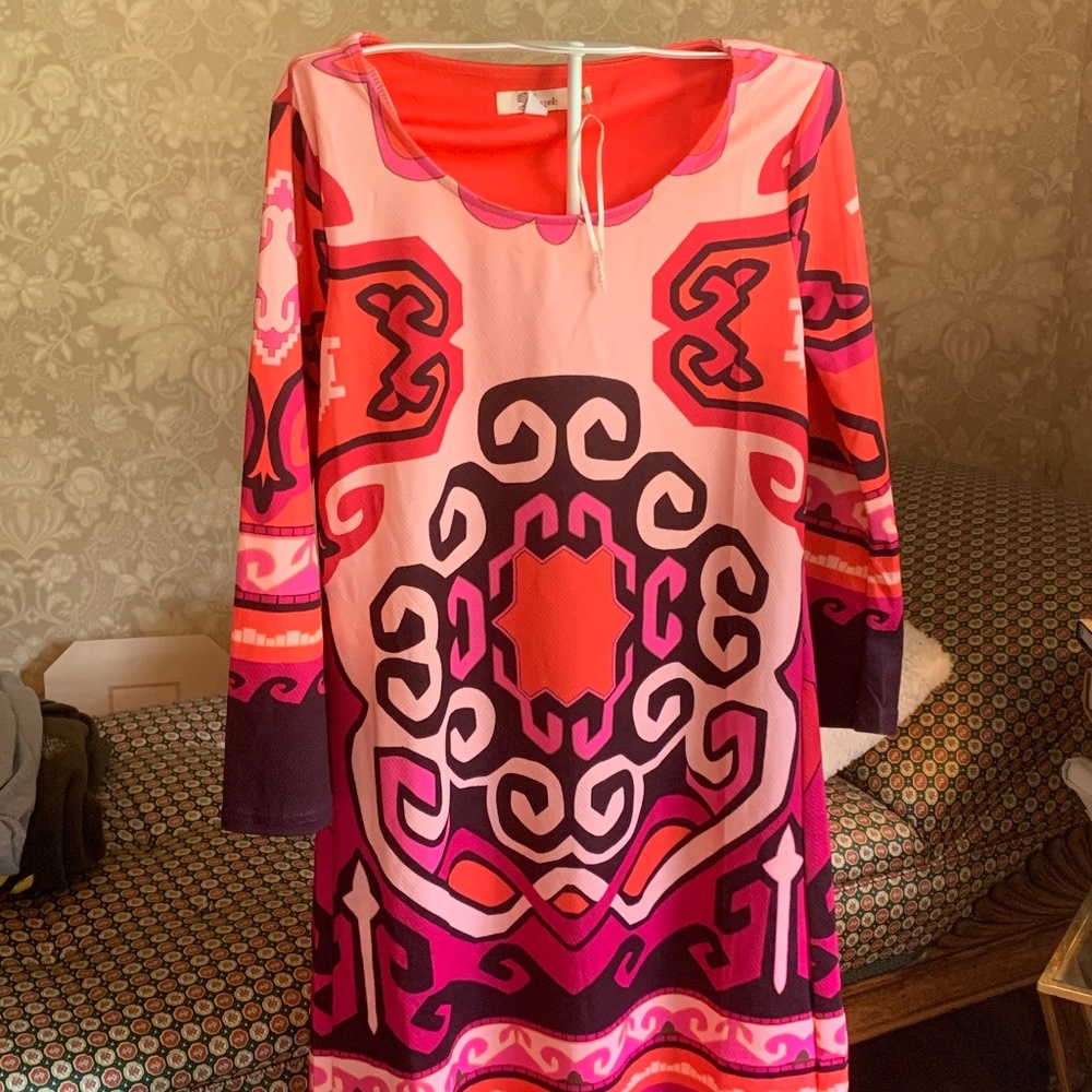 Aryeh bell sleeve dress. Never worn. Aryeh half tag attached